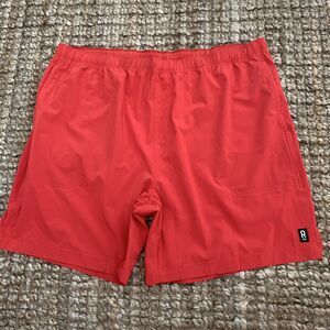 RHONE Training Shorts Mens Sz XXL Essentials 7" Unlined Red Media Pocket NEW